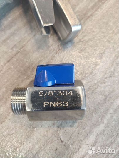 Заборная головка тип А и кран шаровый 5/8 дюйма