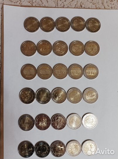 2 евро. Монеты юбилейные