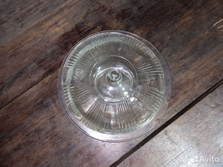 Стеклянная сахарница СССР