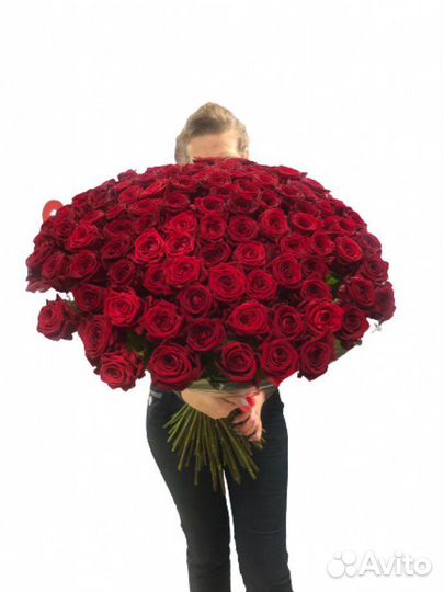 Розы цветы доставка 25 51 101 роза доставка