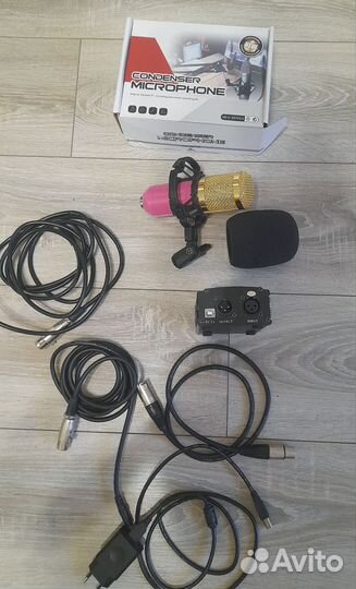 Фантомное питание и микрофон BM800