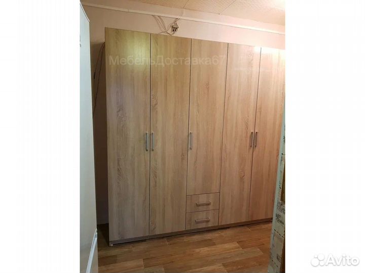 Шкаф (2 м) без зеркала (с зеркалом) шимо т/с