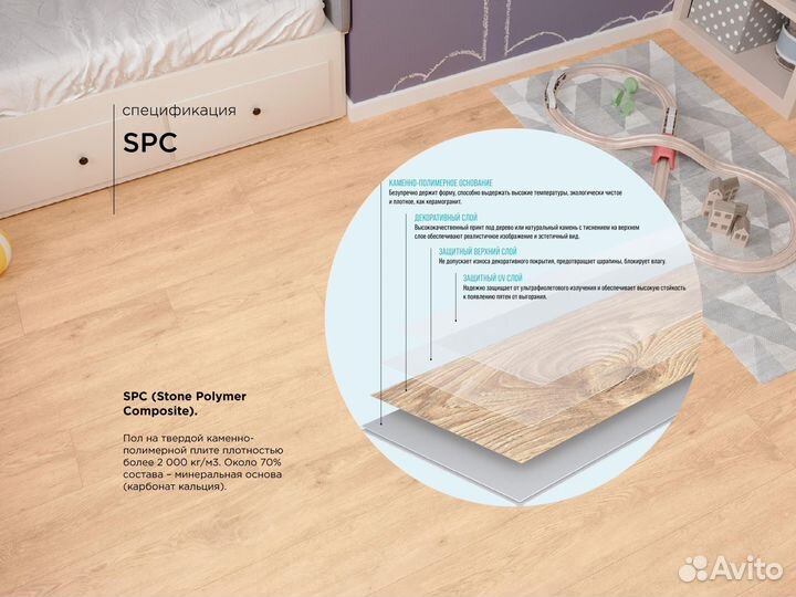 Кварцвиниловая плитка ECO 173-66 Клен классический