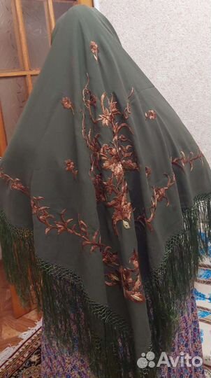 Платки шерстяные стариные