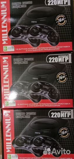 Приставки Sega (Сега) новые с играми, гарантия