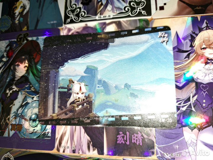 Genshin impact лот карточек