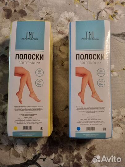 Полоски для депиляции TNL Professional