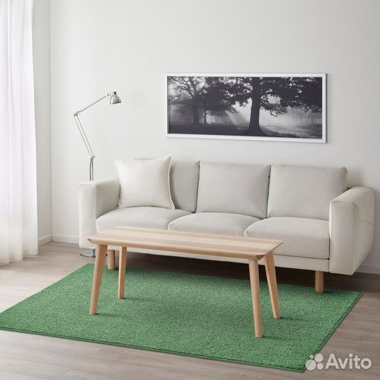 Ковер икеа (IKEA) зеленый
