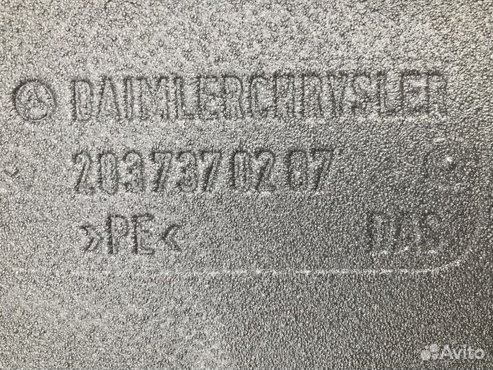 Оригинальная шумоизоляция дверей Mercedes 203