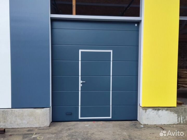 Секционные ворота на гараж устан-ка до 48 час