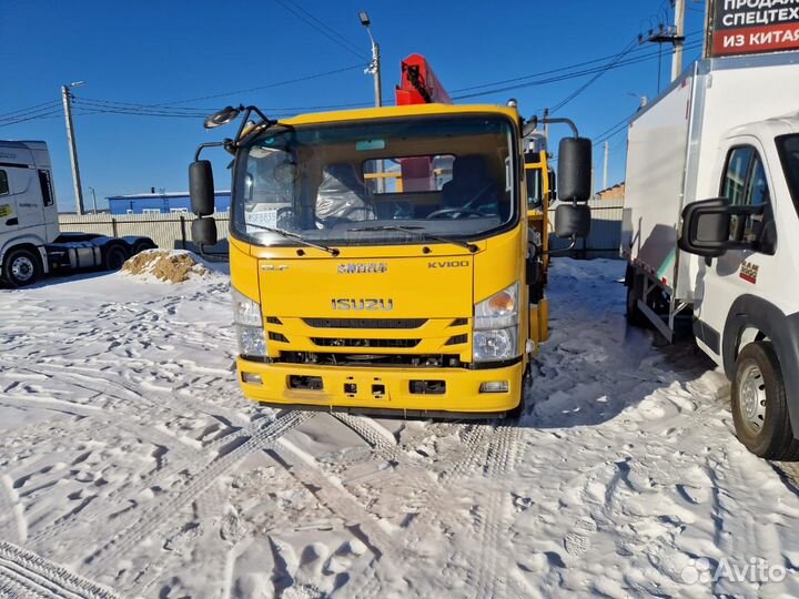 Isuzu Elf с КМУ, 2023