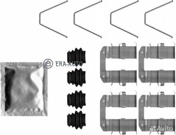 Textar 82552700 Комплект монтажный дискового тормо