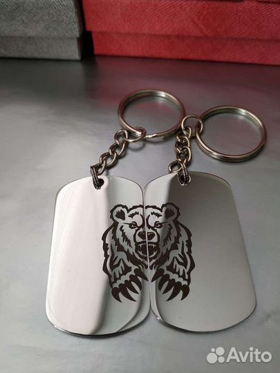 Брелок с гравировкой
