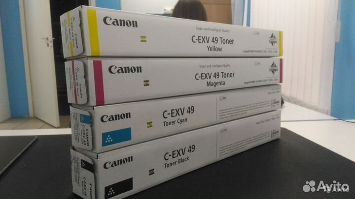 Картридж Canon C-EXV49Bk (оригинальный)