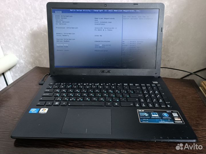 Корпус asus x501A