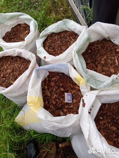 Кора сосны мульча