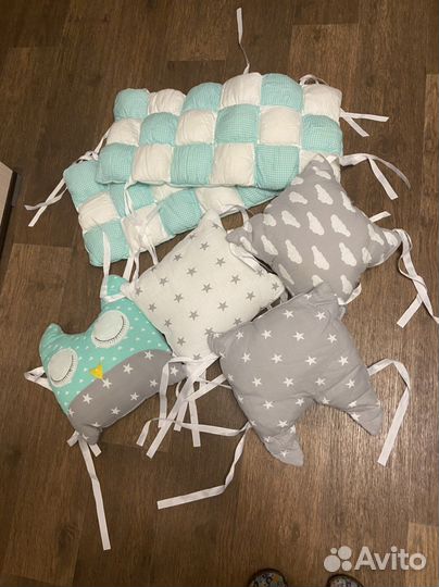 Бортики в детскую кроватку