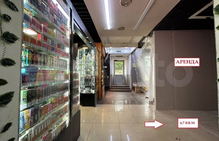 Сдам торговое помещение, 6 м²