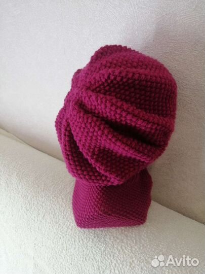 Берет женский зимний ручной работы