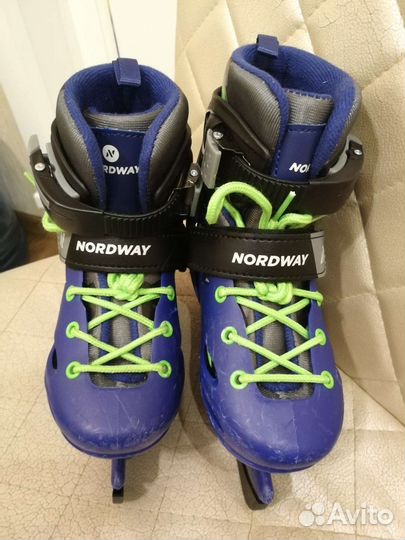 Коньки детские раздвижные Nordway, р. 27-30