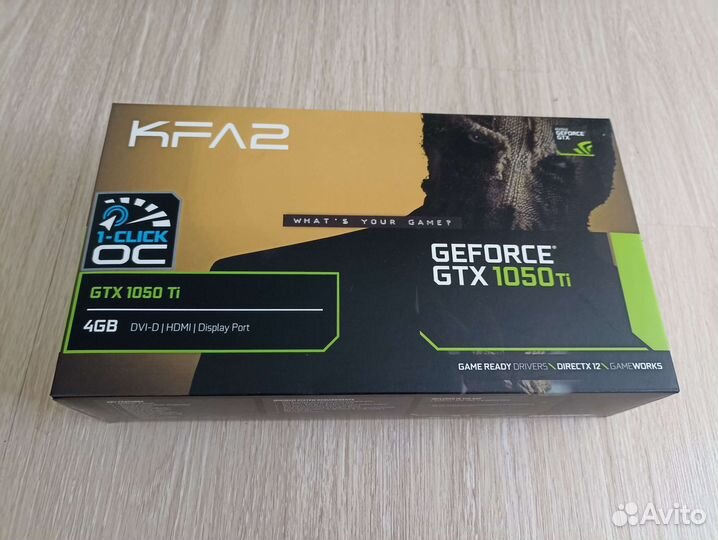 Видеокарта KFA2 GeForce GTX 1050 Ti 4GB