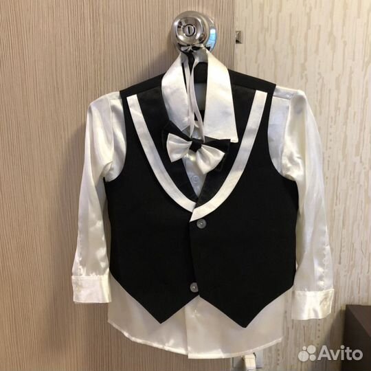 Костюм тройка с бабочкой р/р 92 см