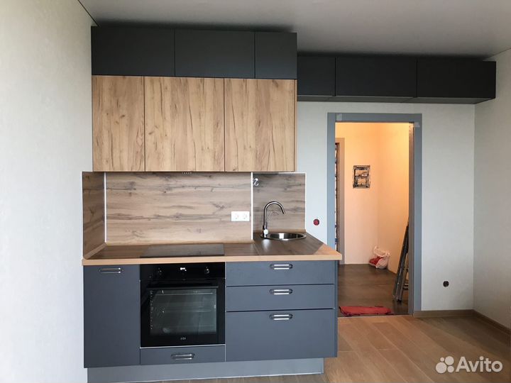 Мебель для кухни разные цвета фасадов