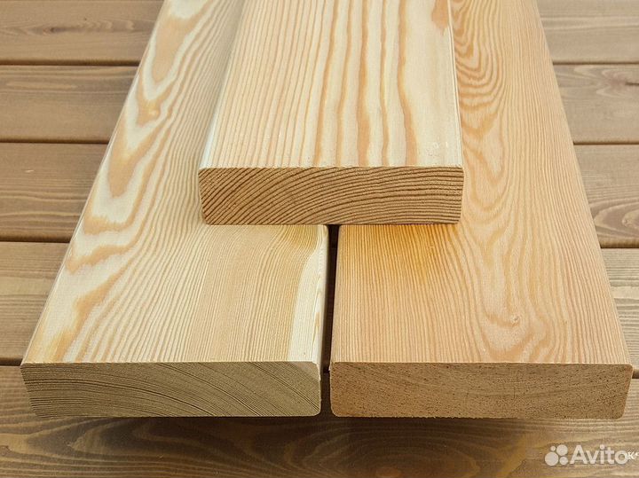 Доска строганая. Сорт: ав, Порода: Хвоя. Размеры: 45x195