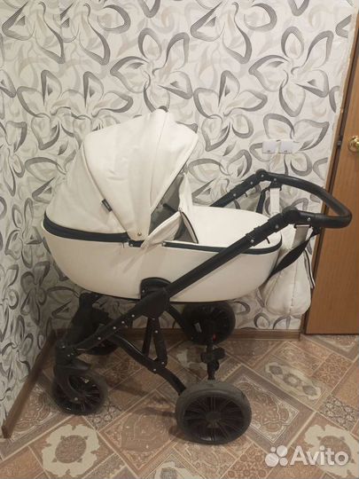 Детские коляски 2 в 1 эко кожа
