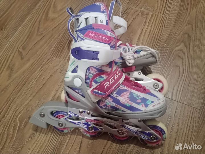 Роликовые коньки детские раздвижные