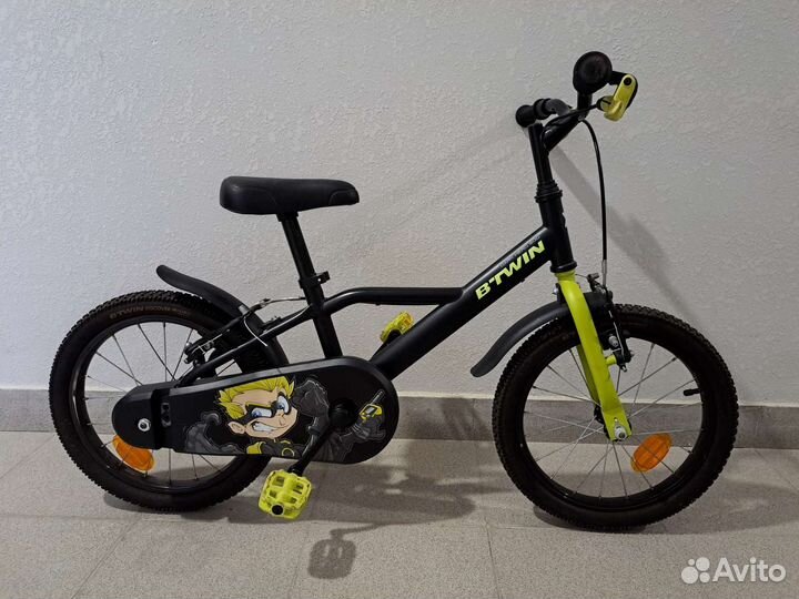 Велосипед детский btwin dark hero 500 16 дюймов