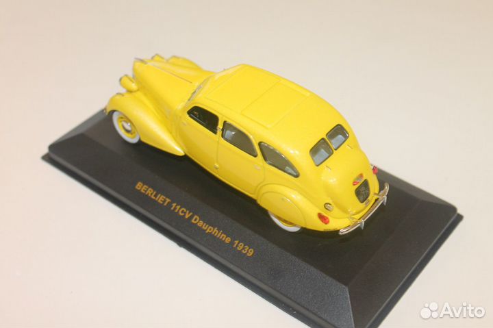 Berliet 11CV Dauphine 1939 от IXO 1:43