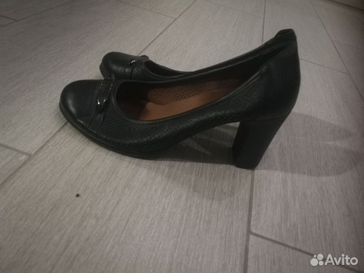 Туфли летние женские из натуральной кожи