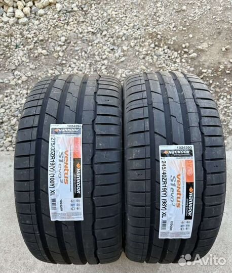 Hankook Ventus S1 Evo 3 K127 245/40 R19 и 275/35 R19 100Y