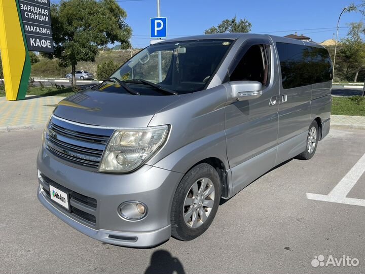 Nissan Elgrand 2.5 AT, 2006, 193 348 км