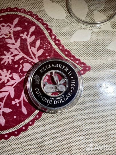 Кролик. Лунный Календарь. Серебро 1д 2011 года