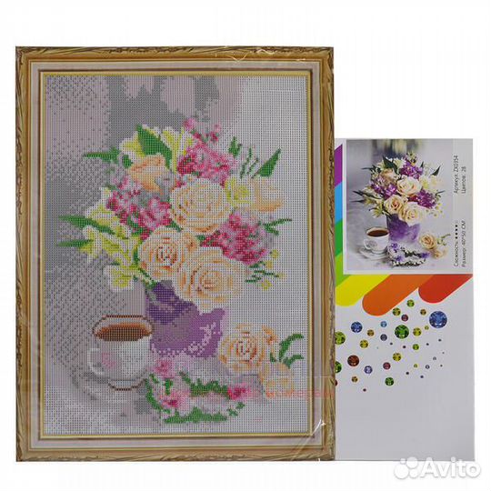 Алмазная мозаика 50x65 Князь Пётр, княгиня Феврона