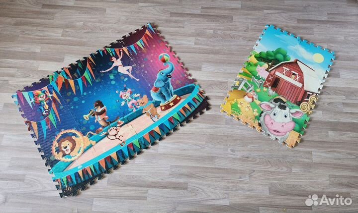 Детские коврики (2 штуки)