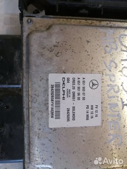 Эбу Двигателя Мерседес Спринтер 906 ом 651