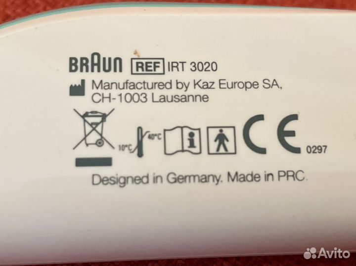 Бесконтактный инфракрасный термометр Braun