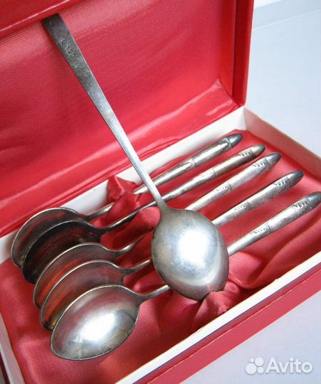 Ложки чайно кофейные СССР как серебро из Дворца