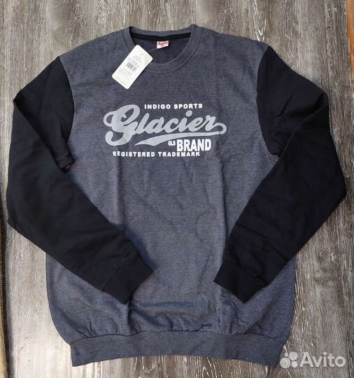 Утепленный мужской спортивный свитшот, кофта новый