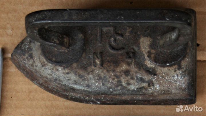 Утюг старый винтаж клеймо пс № 4