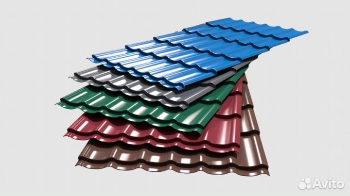 Металлочерепица, профлист. Оптом