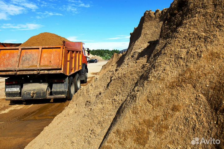 Песок карьерный под брусчатку