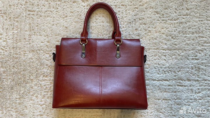 Сумка женская красная