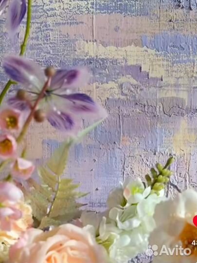 Картина из цветов