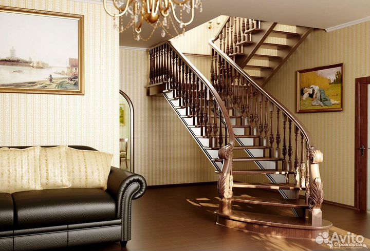 Лестница в дом на второй этаж