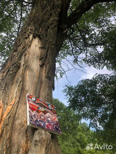 Картина акрилом на холсте