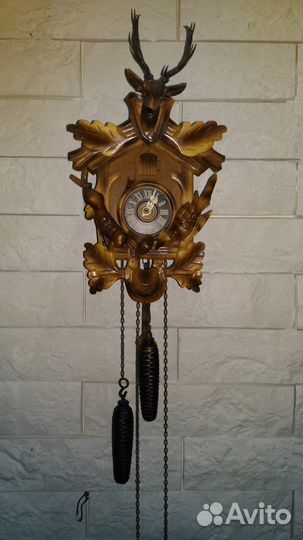 Старые настенные часы черный лес часы с кукушкой